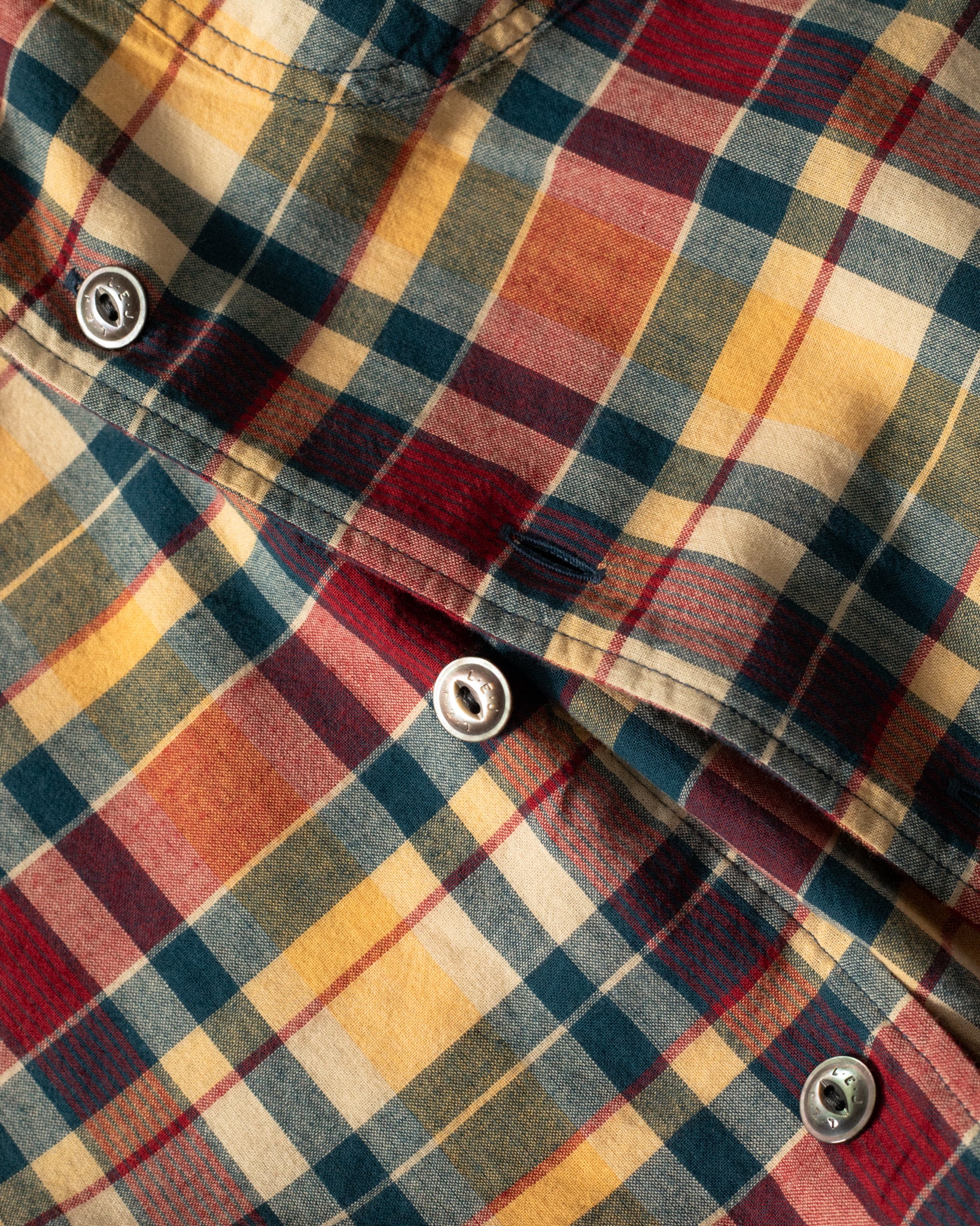 NU-00066-MD1 - Madras Throwdown Shirt - Image 3