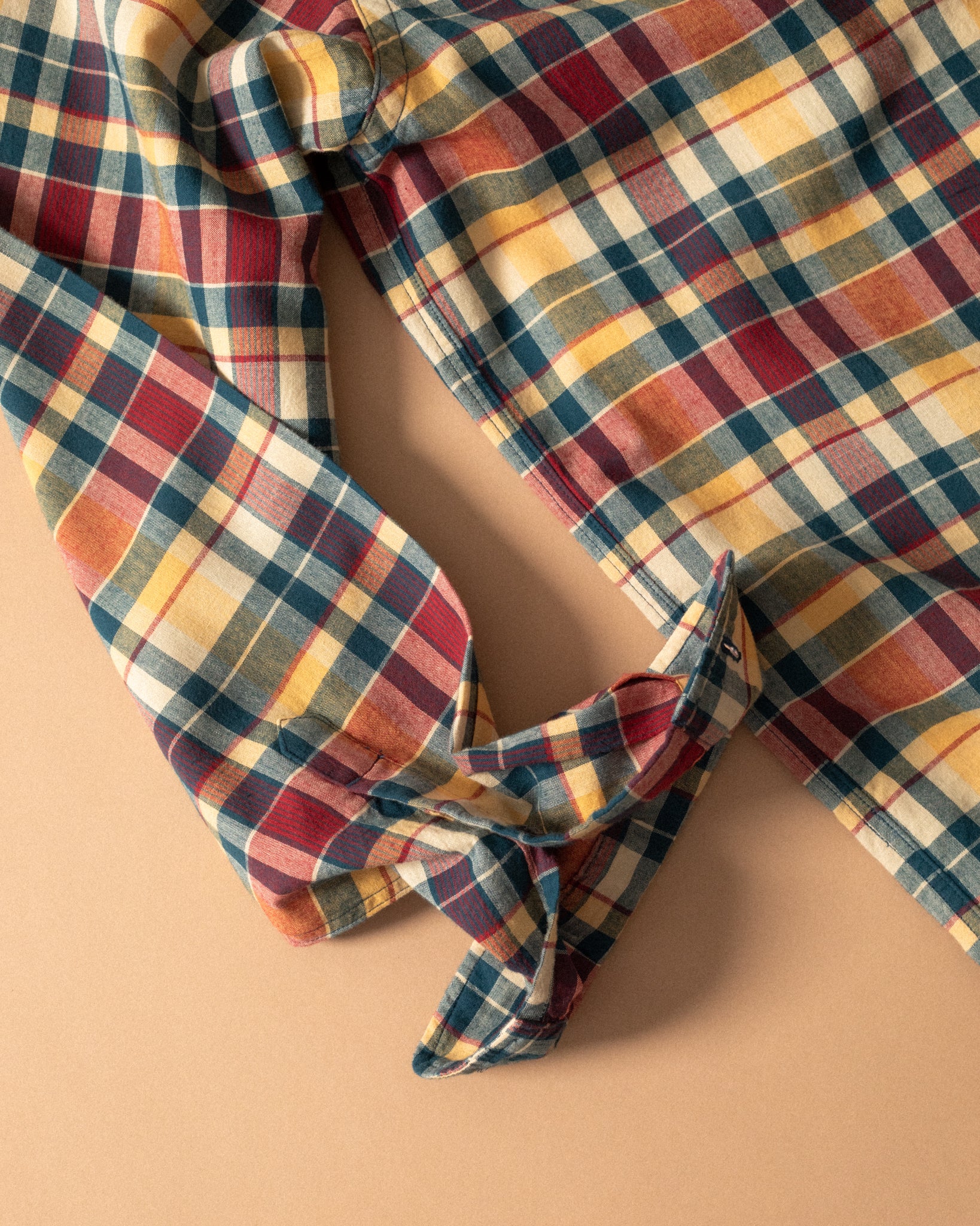 NU-00066-MD1 - Madras Throwdown Shirt - Image 4