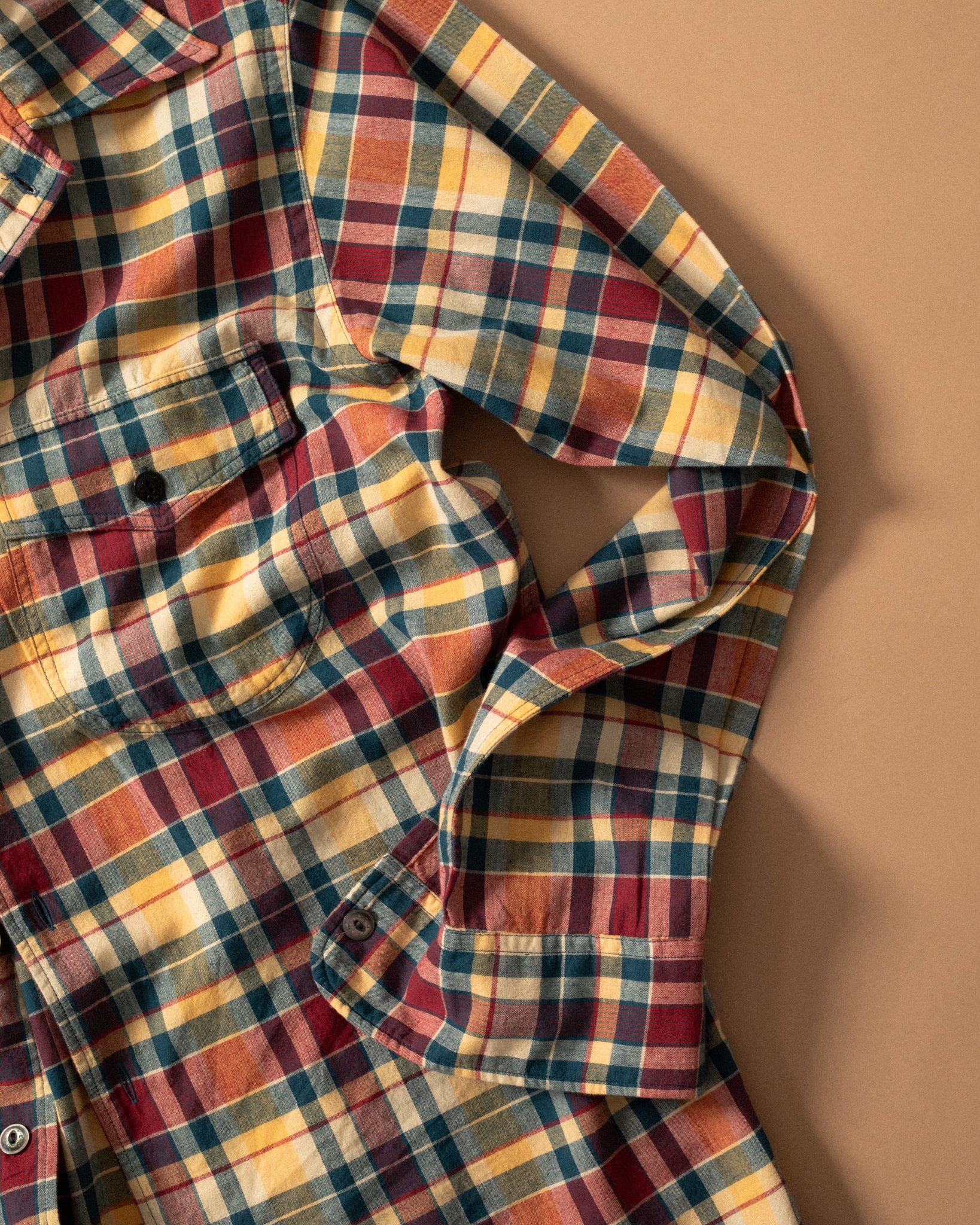 NU-00066-MD1 - Madras Throwdown Shirt - Image 6
