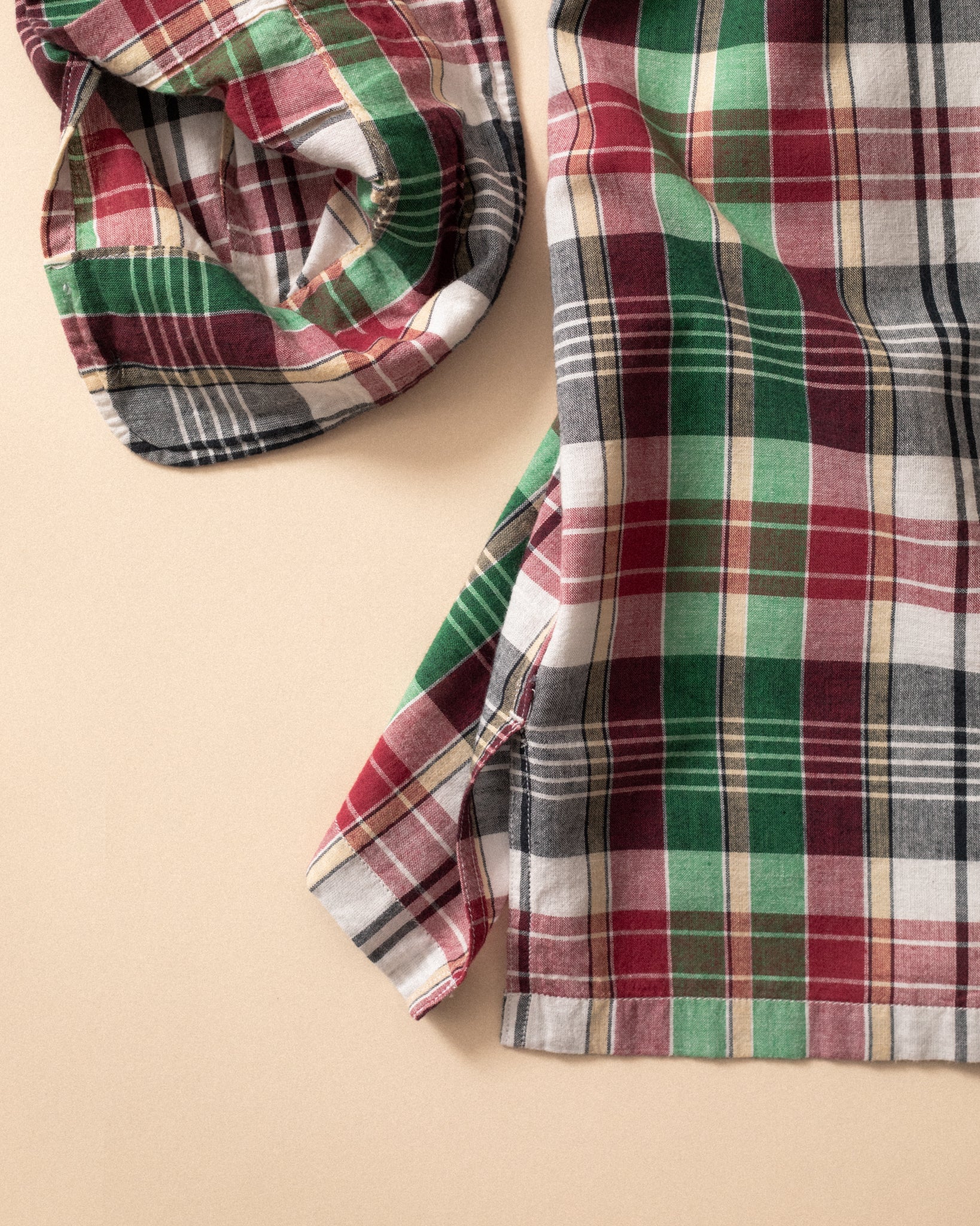 NU-00066-MD2 - Madras Throwdown Shirt - Image 5