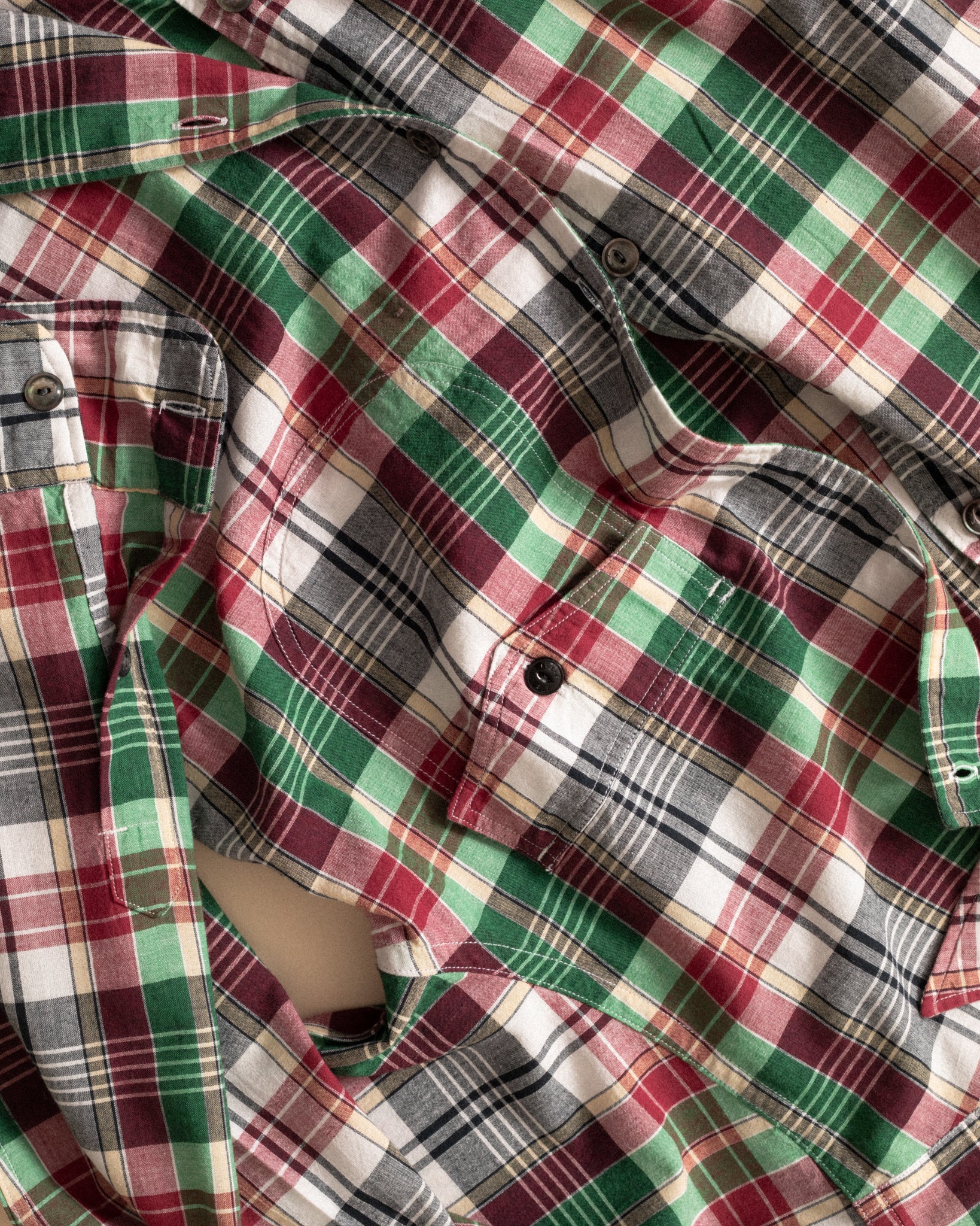 NU-00066-MD2 - Madras Throwdown Shirt - Image 7