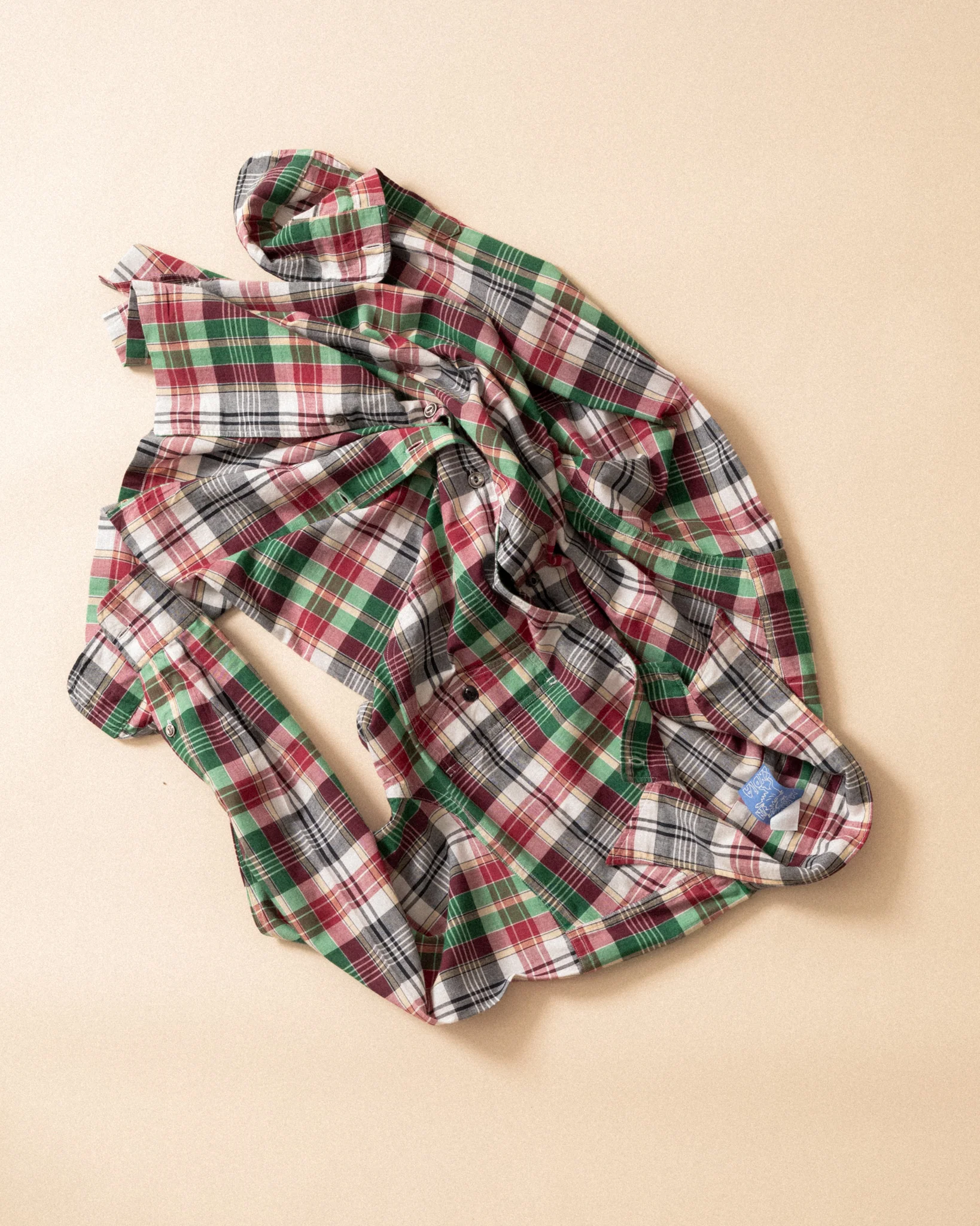 NU-00066-MD2 - Madras Throwdown Shirt - Image 8